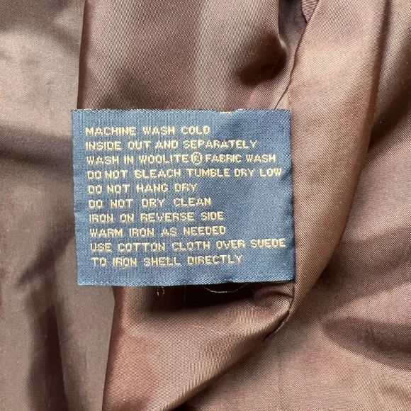 Brown Suede leather ladies jacket, pristine and vintage, ladies M - Picture 6 of 7